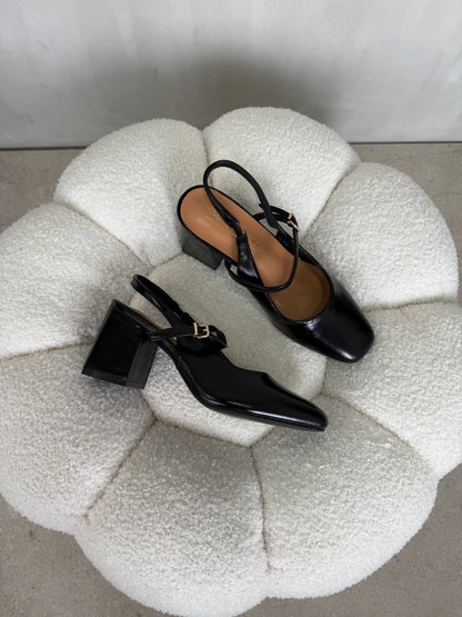 Tacones Negro 15051 Slingback Ejecutivo Zoé Brand Costa Rica