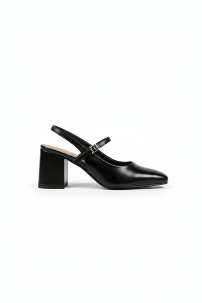 Tacones Negro 15051 Slingback Ejecutivo Zoé Brand Costa Rica