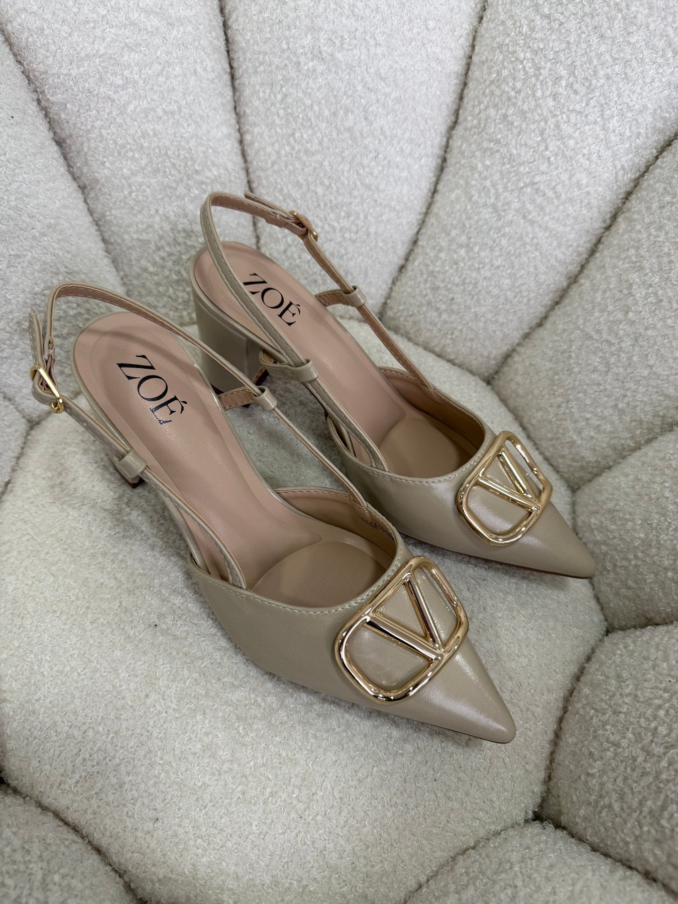 Tacones Beige 14996 Hebilla Slingback Ejecutivo de mujer Zoé Brand Costa Rica - ZOÉ BRAND 2026 disponible-35 disponible-36