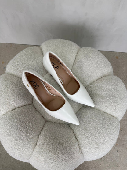 Tacones Blanco Tacón Alto 15101 Punta Fina de mujer Costa Rica - ZOÉ BRAND 2026 clásico disponible-35