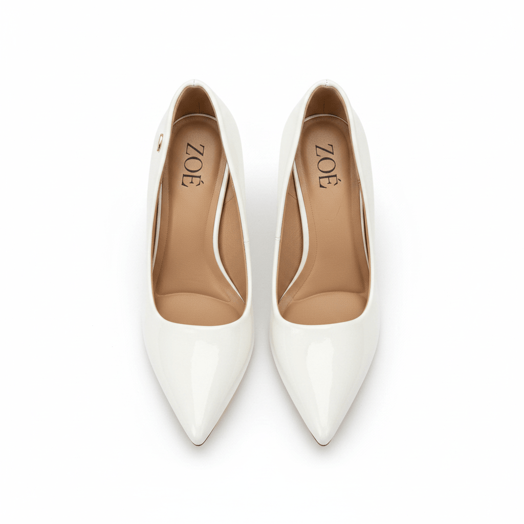 Tacones Blanco Tacón Alto 15101 Punta Fina de mujer Costa Rica - ZOÉ BRAND 2026 clásico disponible-35