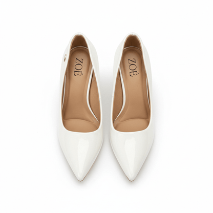 Tacones Blanco Tacón Alto 15101 Punta Fina de mujer Costa Rica - ZOÉ BRAND 2026 clásico disponible-35