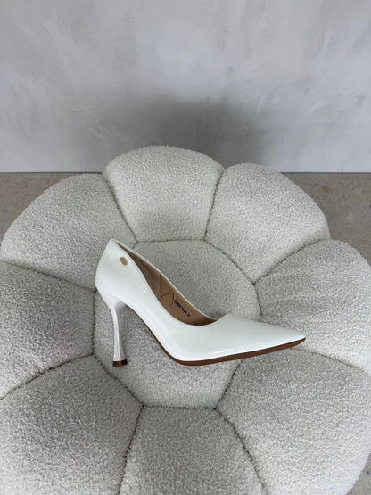 Tacones Blanco Tacón Alto 15101 Punta Fina de mujer Costa Rica - ZOÉ BRAND 2026 clásico disponible-35