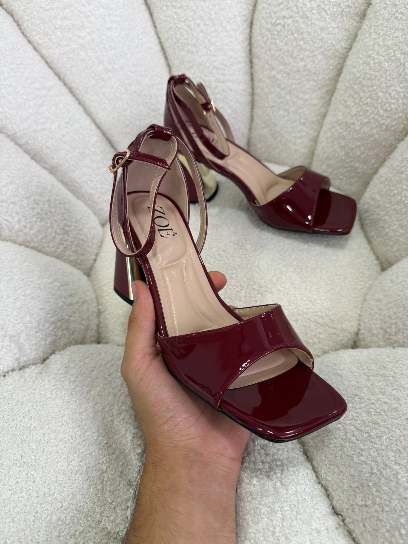Tacones Burdeos Charol 14993 con Hebilla Ejecutivo de mujer Zoé Brand Costa Rica - ZOÉ BRAND 2026 burgundy disponible-35