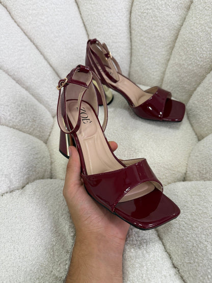 Tacones Burdeos Charol 14993 con Hebilla Ejecutivo de mujer Zoé Brand Costa Rica - ZOÉ BRAND 2026 burgundy disponible-35