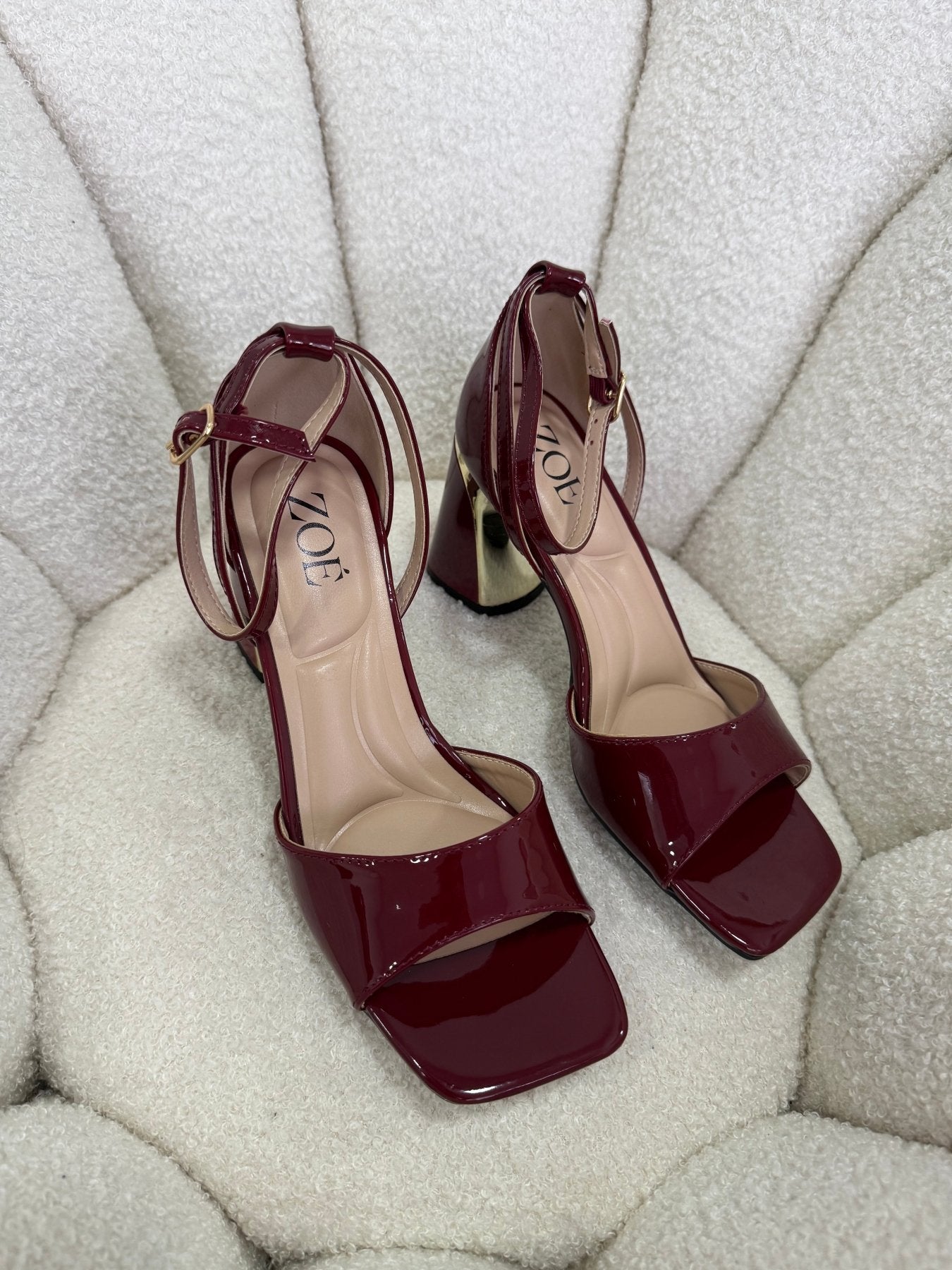 Tacones Burdeos Charol 14993 con Hebilla Ejecutivo de mujer Zoé Brand Costa Rica - ZOÉ BRAND 2026 burgundy disponible-35