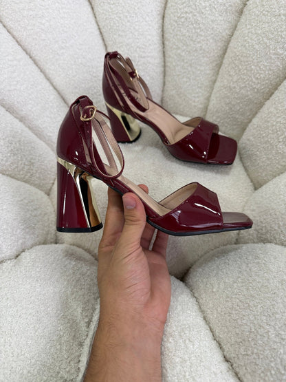Tacones Burdeos Charol 14993 con Hebilla Ejecutivo de mujer Zoé Brand Costa Rica - ZOÉ BRAND 2026 burgundy disponible-35