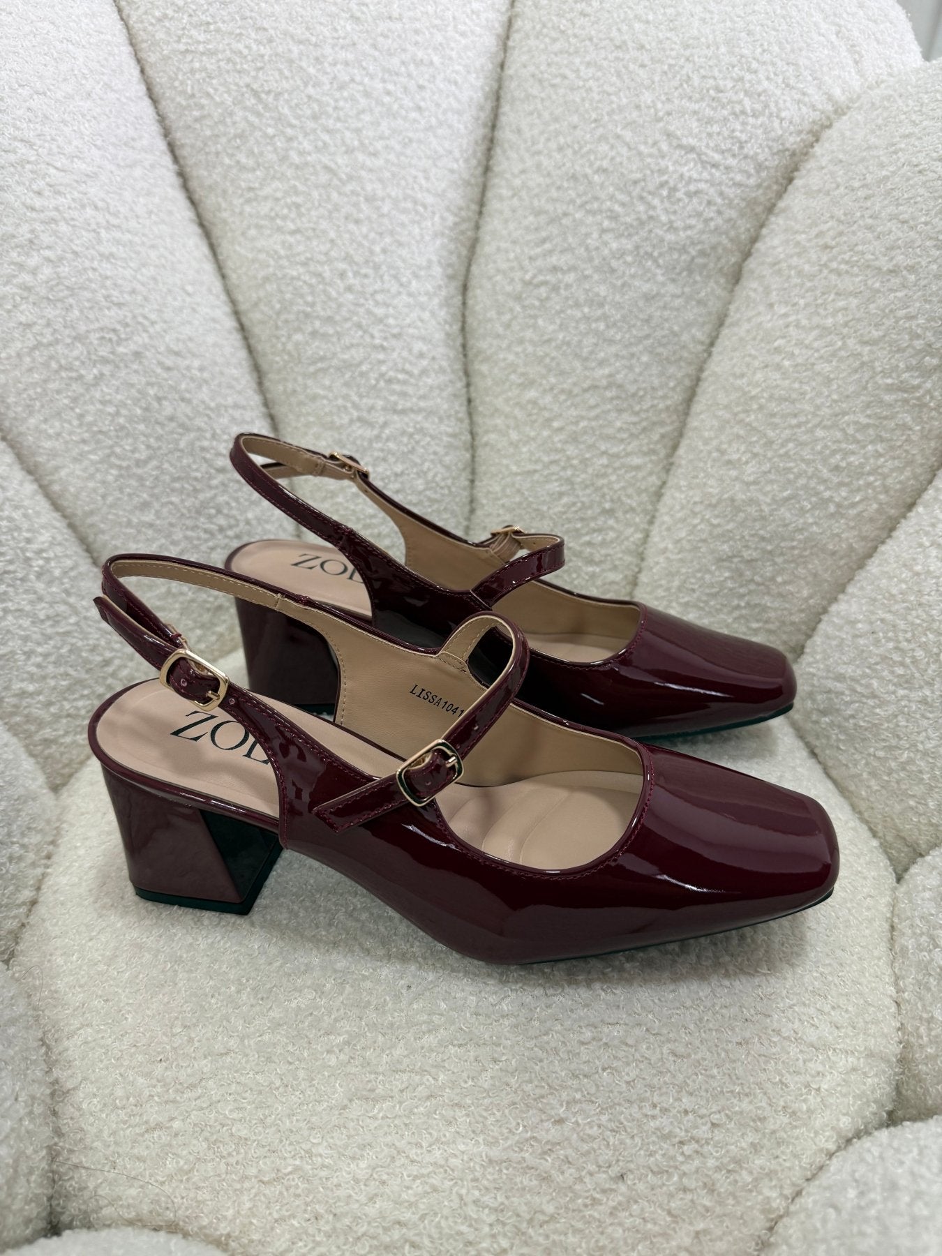 Tacones Burdeos Charol 15001 Hebilla Mary Jane Ejecutivo Zoé Brand Costa Rica - ZOÉ BRAND 2026 burgundy disponible-35