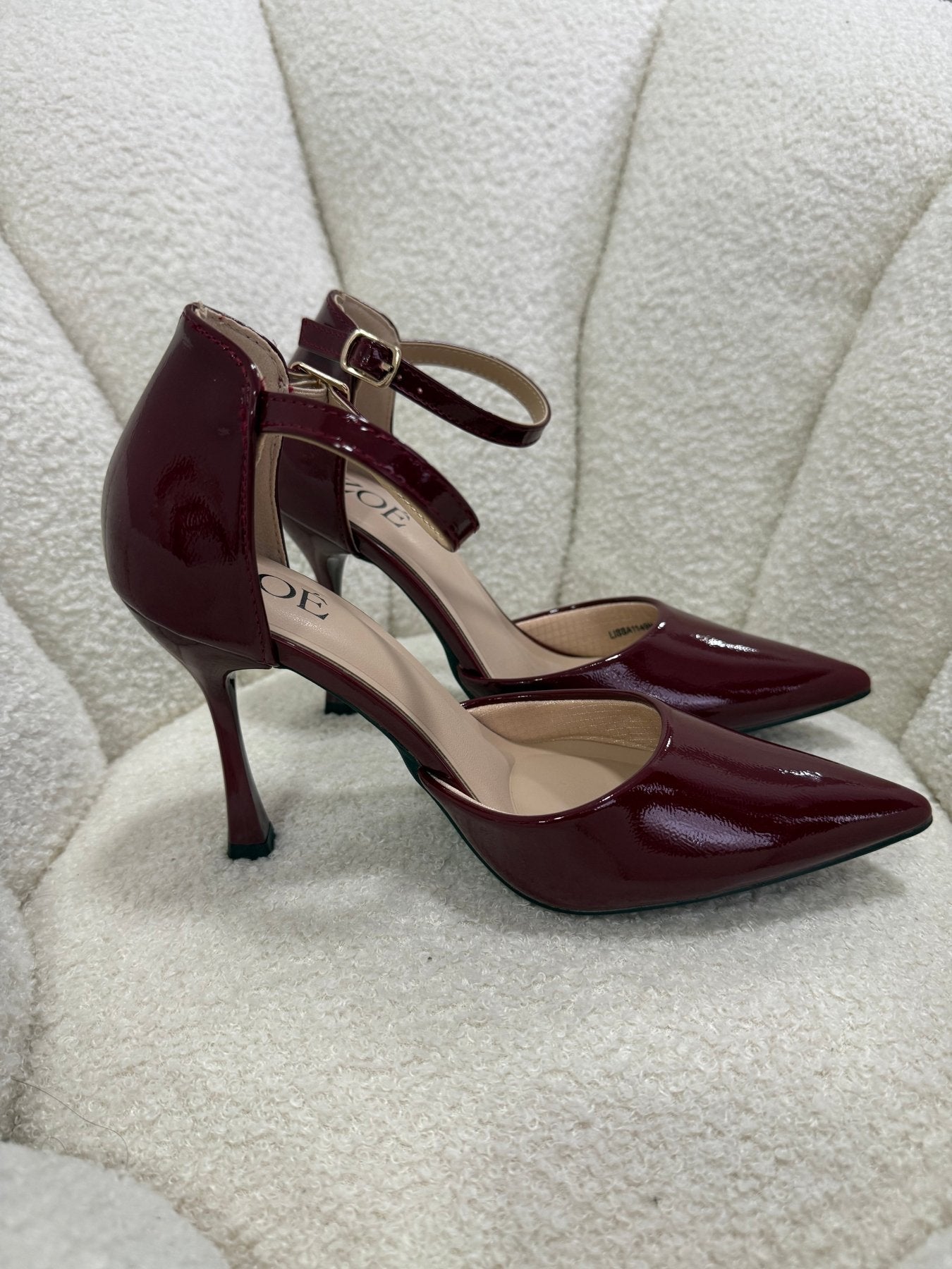 Tacones Burdeos Charol 15014 Hebilla Stiletos Ejecutivo Zoé Brand Costa Rica - ZOÉ BRAND 2026 burgundy disponible-35