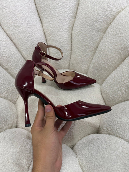 Tacones Burdeos Charol 15014 Hebilla Stiletos Ejecutivo Zoé Brand Costa Rica - ZOÉ BRAND 2026 burgundy disponible-35