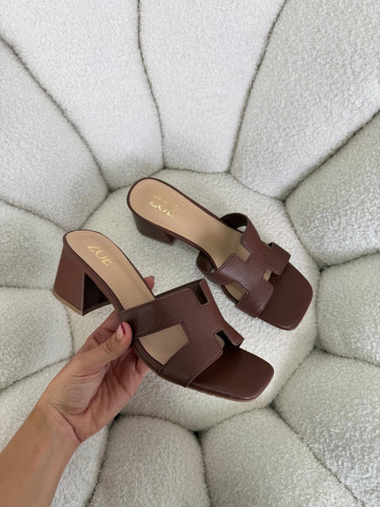 Tacones Café 14965 Casual de mujer Zoé Brand Costa Rica - ZOÉ BRAND 2026 disponible-35 disponible-36