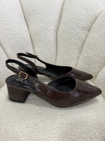 Tacones Café 15009 Hebilla Slingback Animal Print Ejecutivo Zoé Brand Costa Rica - ZOÉ BRAND 2026 ejecutivo MOCCA