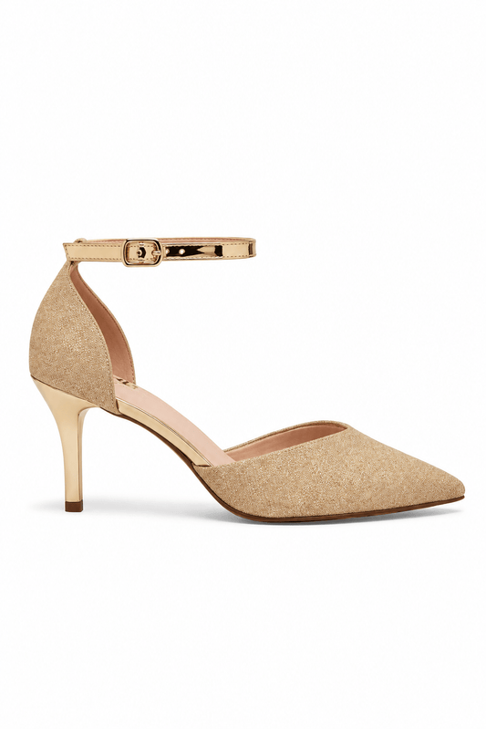 Tacones Dorado Brillos 14574 Stilettos Hebilla Ejecutivo de mujer Zoé Brand Costa Rica - ZOÉ BRAND 2025 brillos disponible-35