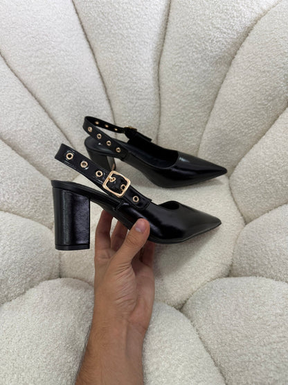 Tacones Negro 15002 Hebilla Slingback Ejecutivo Zoé Brand Costa Rica - ZOÉ BRAND 2026 BLACK disponible-35