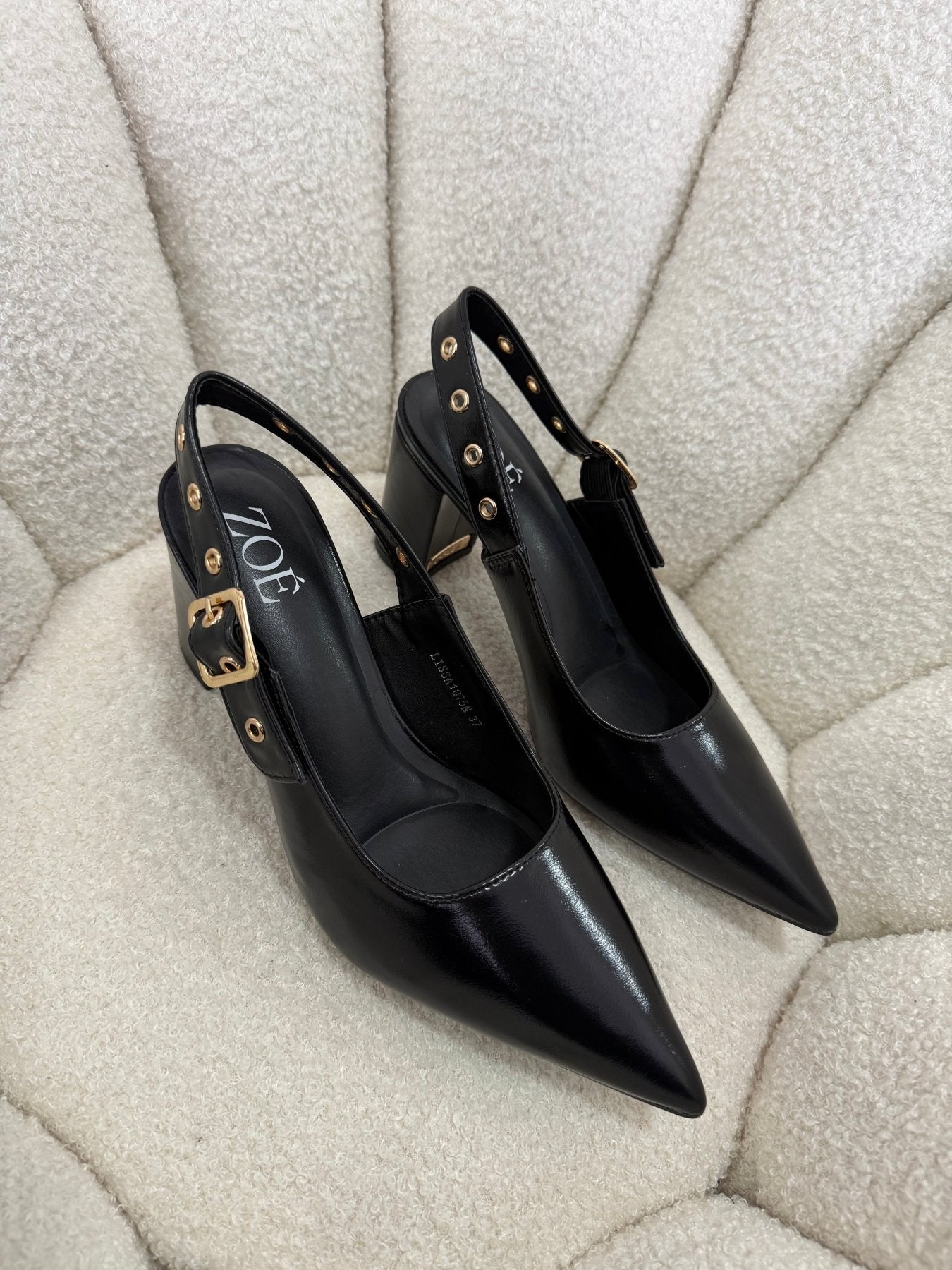 Tacones Negro 15002 Hebilla Slingback Ejecutivo Zoé Brand Costa Rica - ZOÉ BRAND 2026 BLACK disponible-35