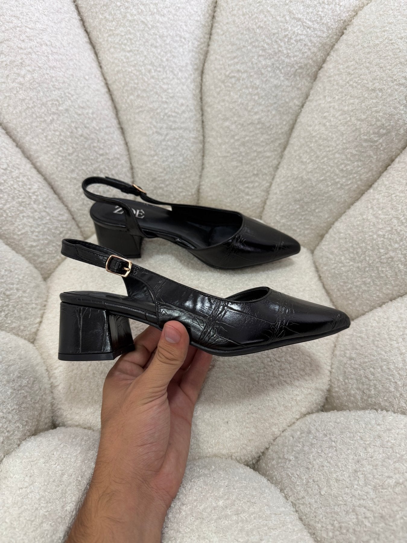 Tacones Negro 15007 Hebilla Slingback Animal Print Ejecutivo Zoé Brand Costa Rica - ZOÉ BRAND 2026 BLACK disponible-35
