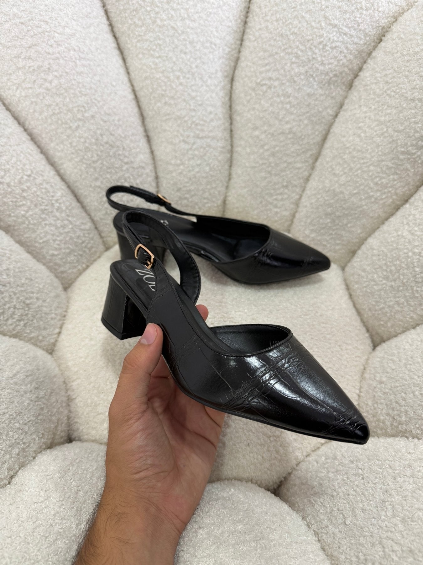 Tacones Negro 15007 Hebilla Slingback Animal Print Ejecutivo Zoé Brand Costa Rica - ZOÉ BRAND 2026 BLACK disponible-35