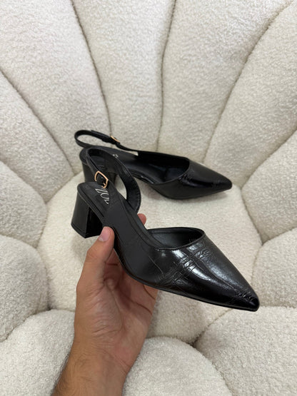 Tacones Negro 15007 Hebilla Slingback Animal Print Ejecutivo Zoé Brand Costa Rica - ZOÉ BRAND 2026 BLACK disponible-35