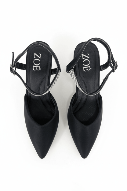 Tacones Negro Brillos 14569 Stilettos Hebilla Ejecutivo de mujer Zoé Brand Costa Rica - ZOÉ BRAND 2025 brillos disponible-35