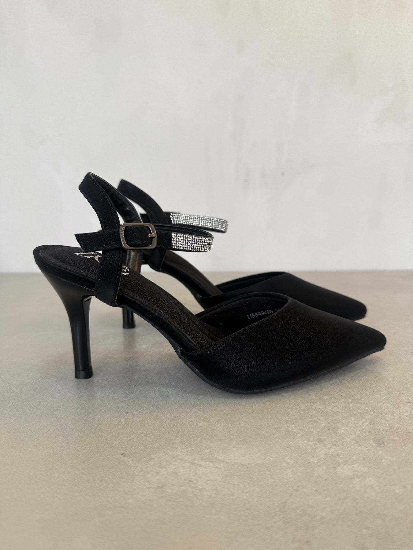 Tacones Negro Brillos 14569 Stilettos Hebilla Ejecutivo de mujer Zoé Brand Costa Rica - ZOÉ BRAND 2025 brillos disponible-35