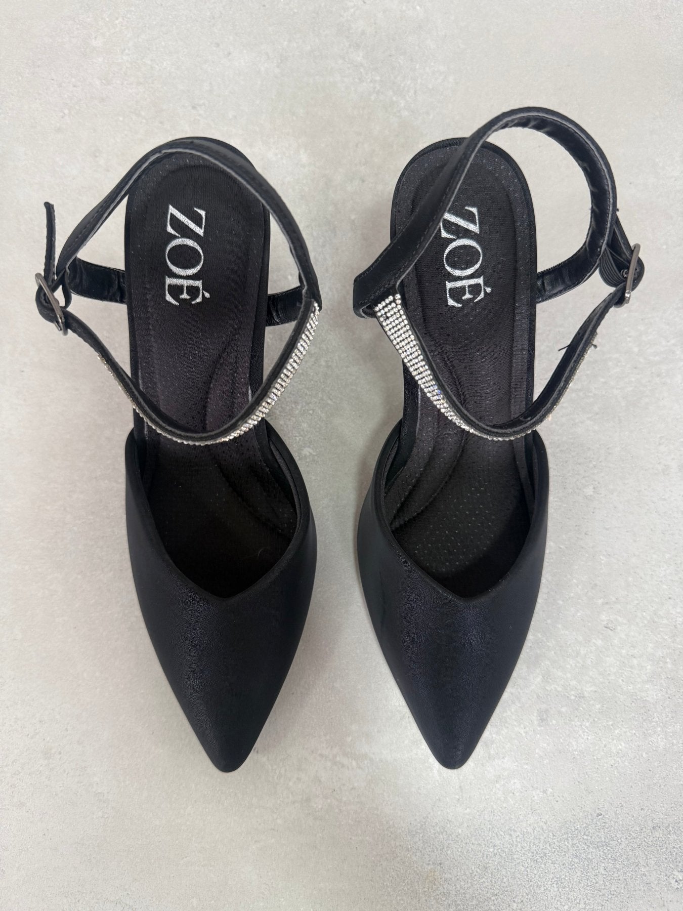 Tacones Negro Brillos 14569 Stilettos Hebilla Ejecutivo de mujer Zoé Brand Costa Rica - ZOÉ BRAND 2025 brillos disponible-35