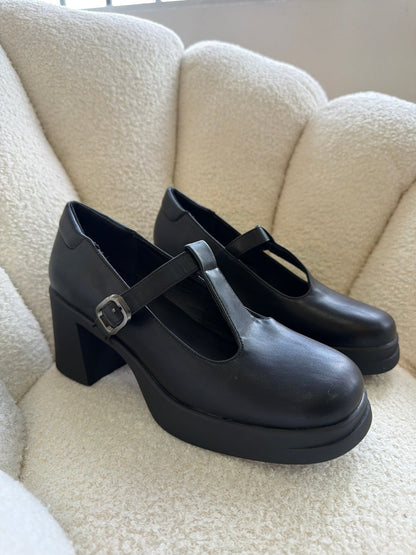 Tacones Negro Plataforma 14512 Mary Jane Hebilla Ejecutivo de mujer Zoé Brand Costa Rica - ZOÉ BRAND 2025 bailarinas clásico