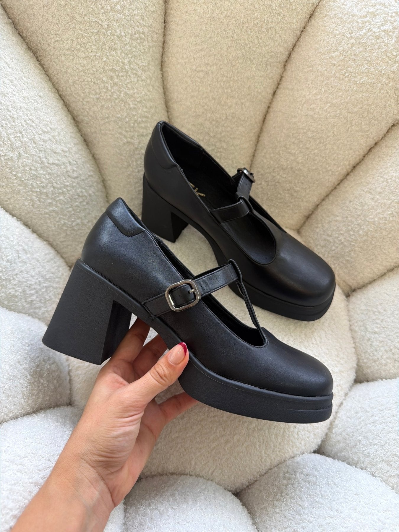 Tacones Negro Plataforma 14512 Mary Jane Hebilla Ejecutivo de mujer Zoé Brand Costa Rica - ZOÉ BRAND 2025 bailarinas clásico