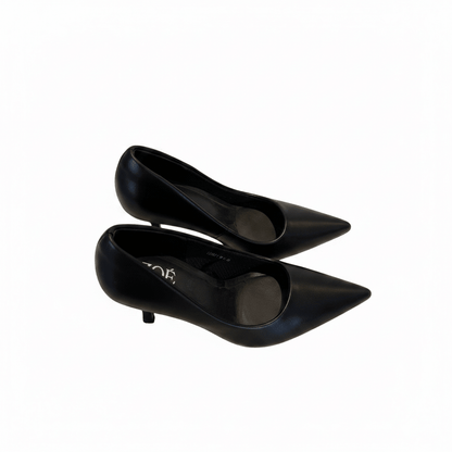 Tacones Negro Tacón Alto 15100 Punta Fina de mujer Costa Rica - ZOÉ BRAND 2026 BLACK charol