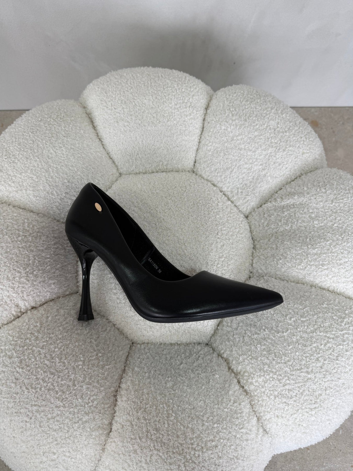 Tacones Negro Tacón Alto 15100 Punta Fina de mujer Costa Rica - ZOÉ BRAND 2026 BLACK charol