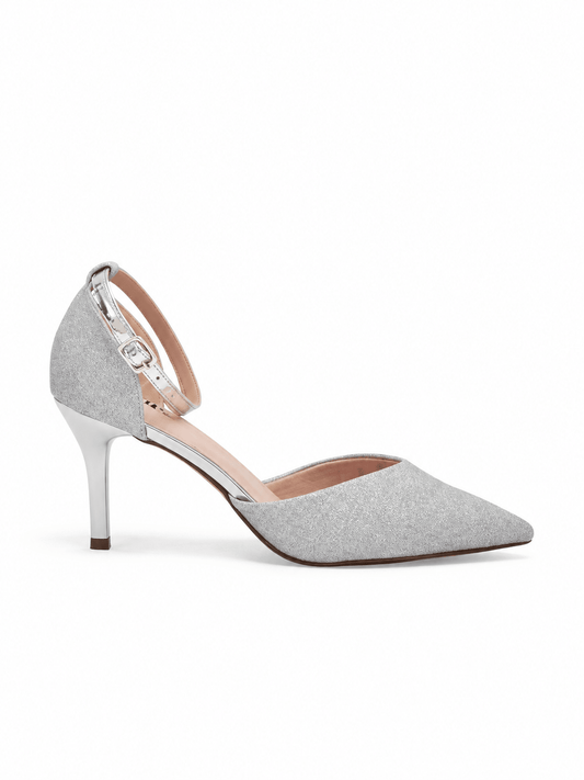Tacones Plata Brillos 14573 Stilettos Hebilla Ejecutivo de mujer Zoé Brand Costa Rica - ZOÉ BRAND 2025 brillos disponible-35