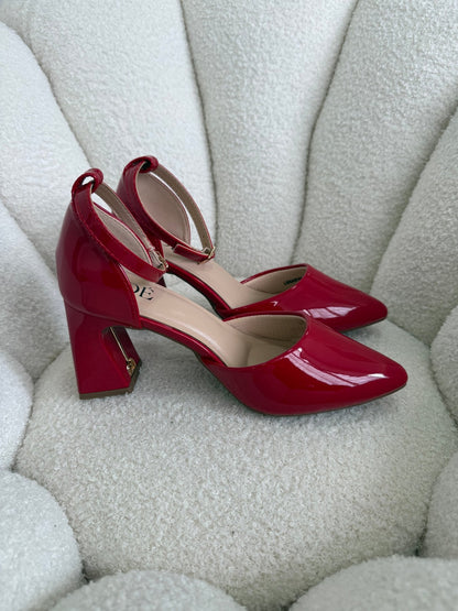 Tacones Rojo Charol 15018 Hebilla Ejecutivo Zoé Brand Costa Rica - ZOÉ BRAND 2026 charol disponible-35