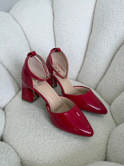 Tacones Rojo Charol 15018 Hebilla Ejecutivo Zoé Brand Costa Rica - ZOÉ BRAND 2026 charol disponible-35