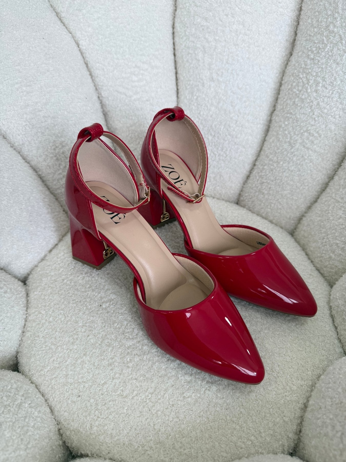 Tacones Rojo Charol 15018 Hebilla Ejecutivo Zoé Brand Costa Rica - ZOÉ BRAND 2026 charol disponible-35