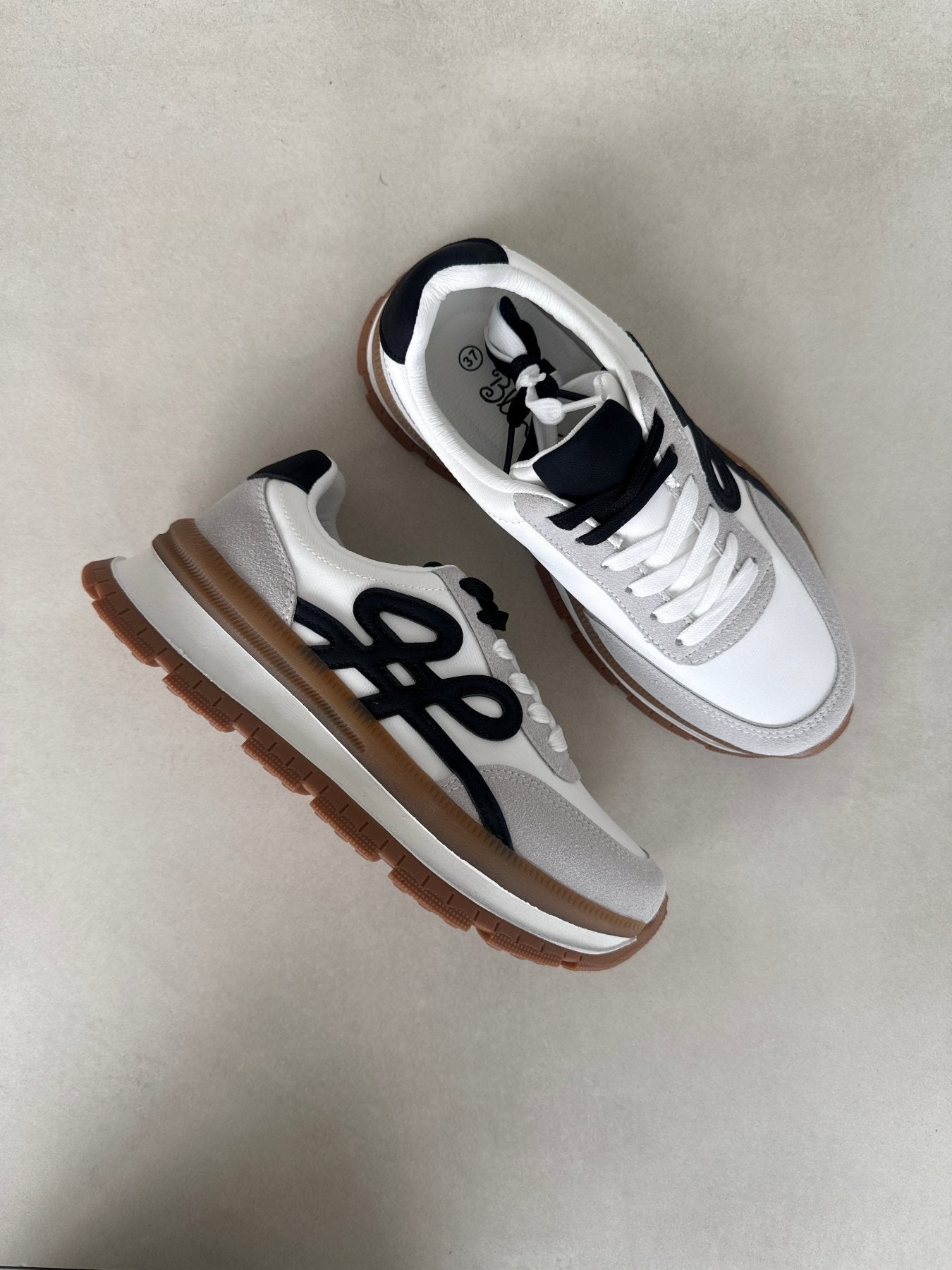 Tenis Blanco Plataforma 14436 De Cordones Casual Zoé Brand Costa Rica
