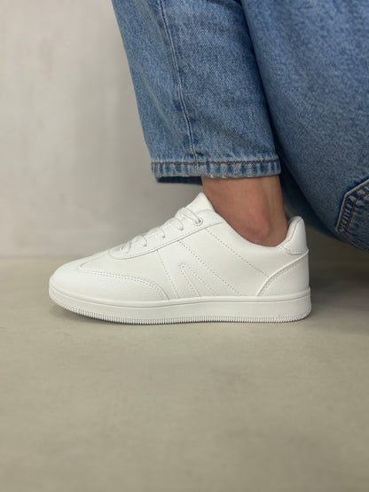 Tenis Blanco 14444 De Cordones Casual Zoé Brand Costa Rica