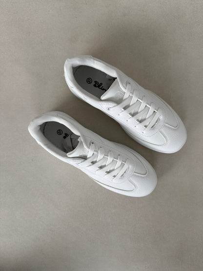 Tenis Blanco 14444 De Cordones Casual Zoé Brand Costa Rica