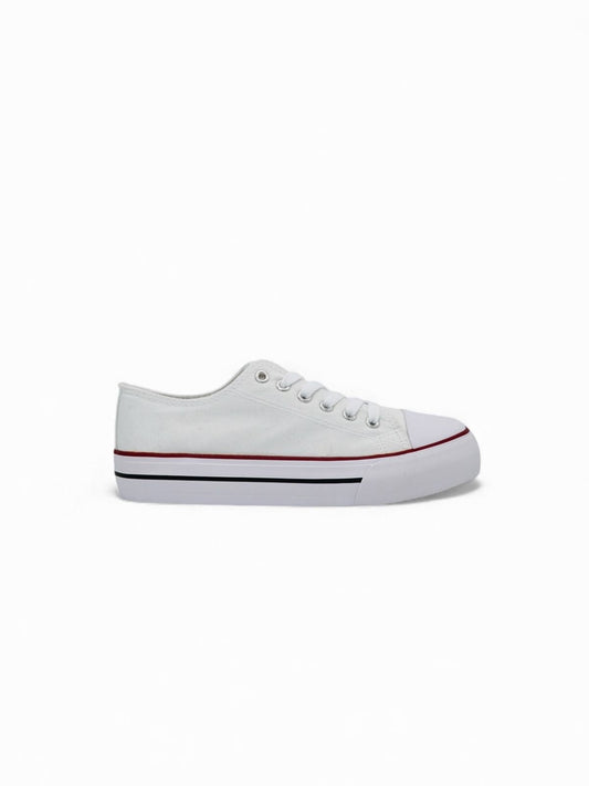 Tenis Blanco Plataforma 14511 De Cordones Casual de mujer Zoé Brand Costa Rica