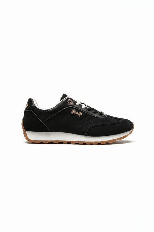Tenis Negro Gamuza 14814 De cordones Casual de mujer Zoé Brand Costa Rica
