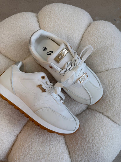 Tenis Blanco Plataforma 14816 De cordones Casual de mujer Zoé Brand Costa Rica