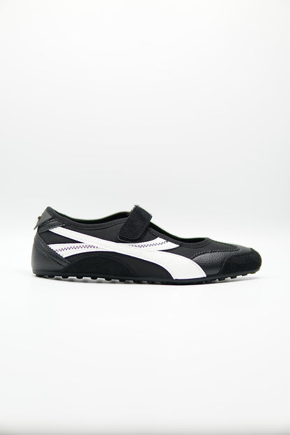 Tenis Negro Blanco Gamuza 14817 Velcro Mary Jane Casual de mujer Zoé Brand Costa Rica