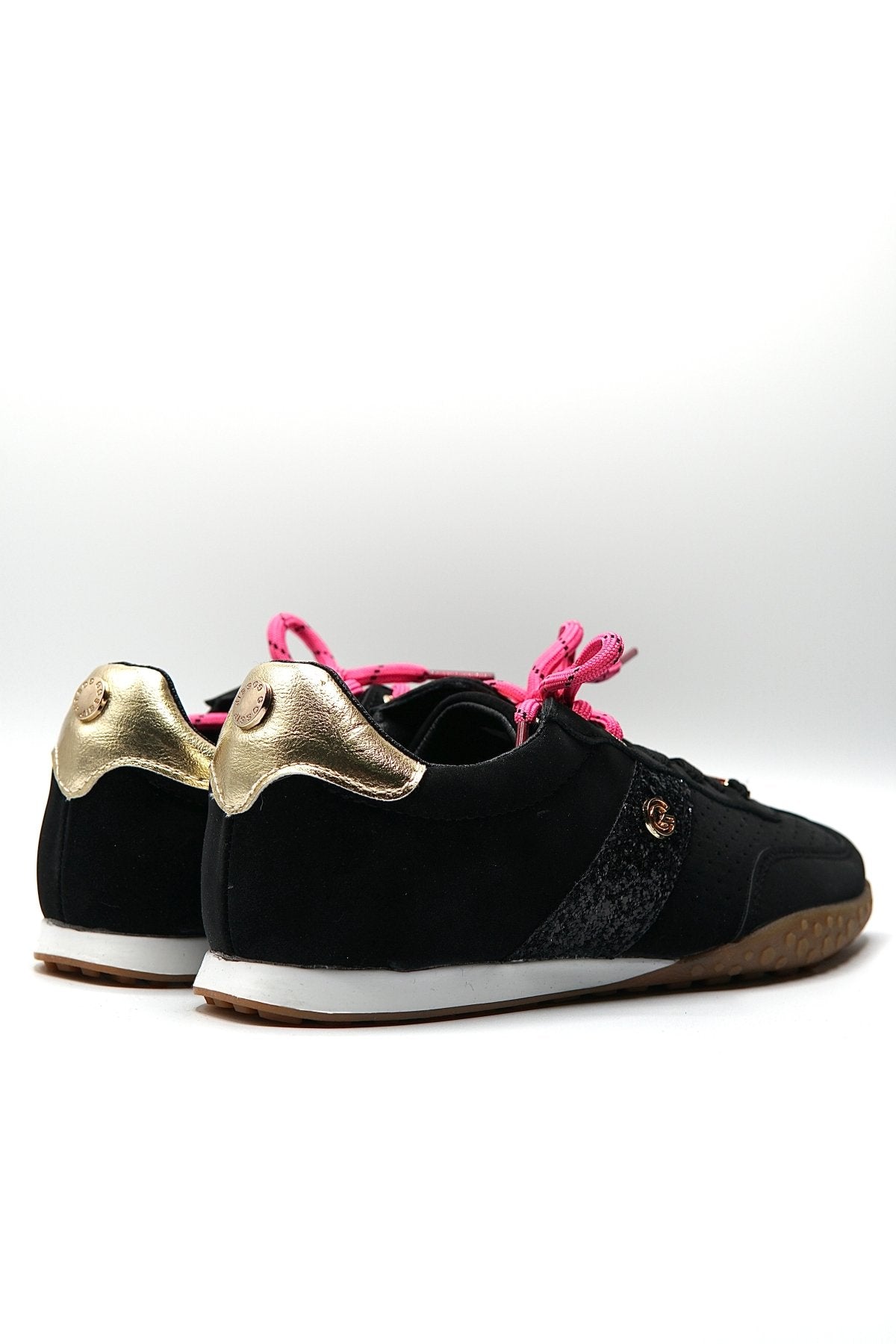 Tenis Negro Gamuza 14837 De cordones Casual de mujer Zoé Brand Costa Rica
