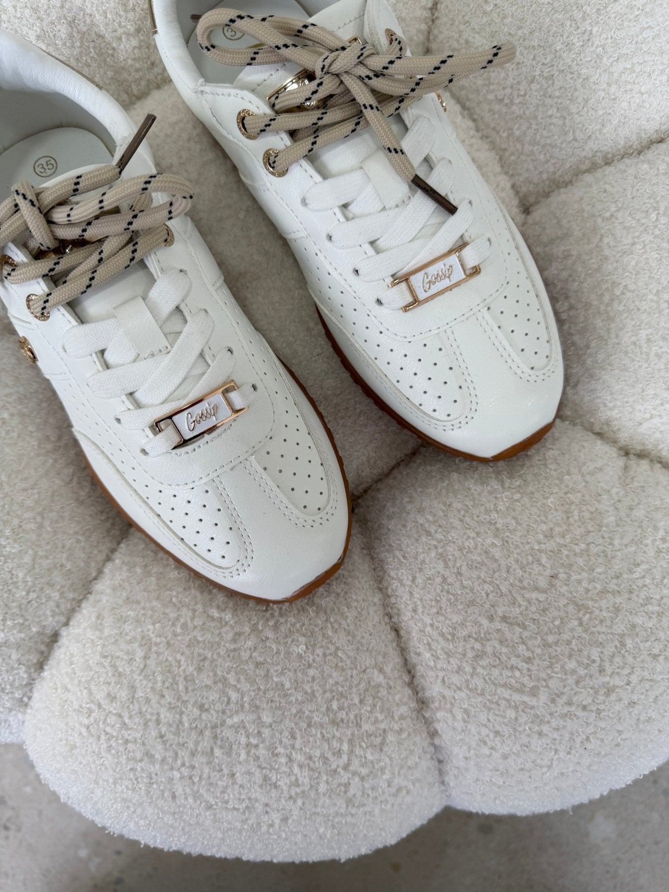 Tenis Blanco 14838 De cordones Casual de mujer Zoé Brand Costa Rica