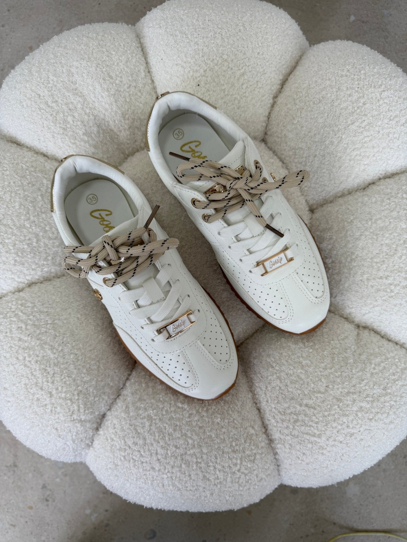 Tenis Blanco 14838 De cordones Casual de mujer Zoé Brand Costa Rica