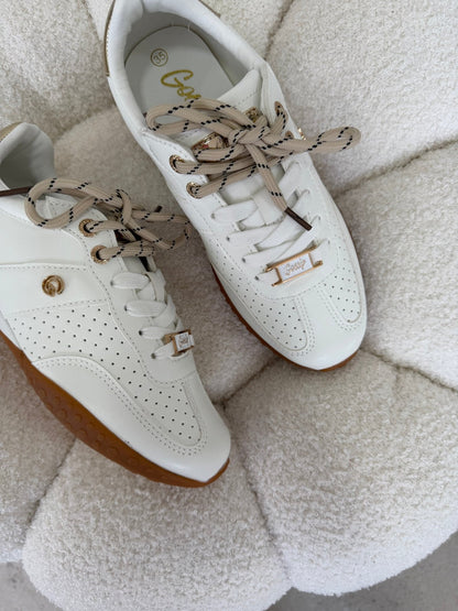 Tenis Blanco 14838 De cordones Casual de mujer Zoé Brand Costa Rica