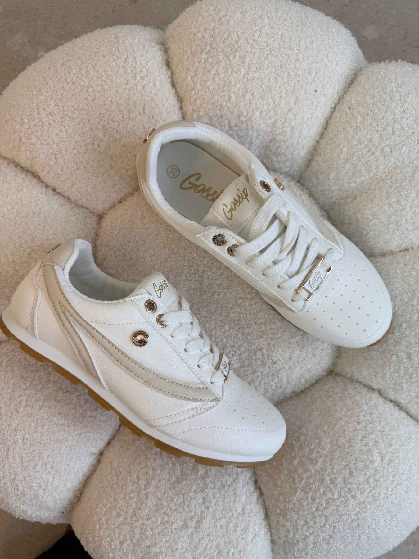 Tenis Blanco 14841 De cordones Casual de mujer Zoé Brand Costa Rica