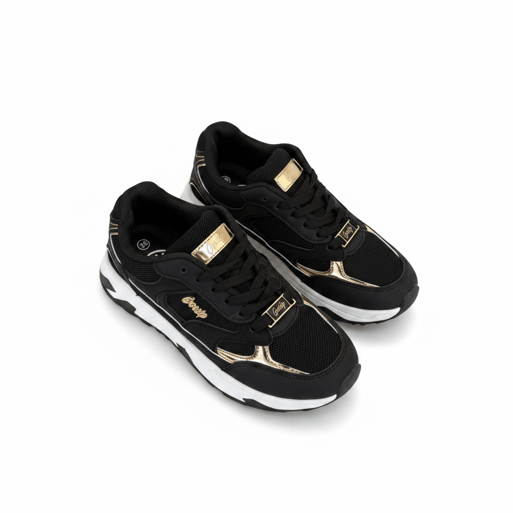 Tenis Negro 15138 Casual Deportivo de mujer Costa Rica - ZOÉ BRAND 2026 BLACK chunky