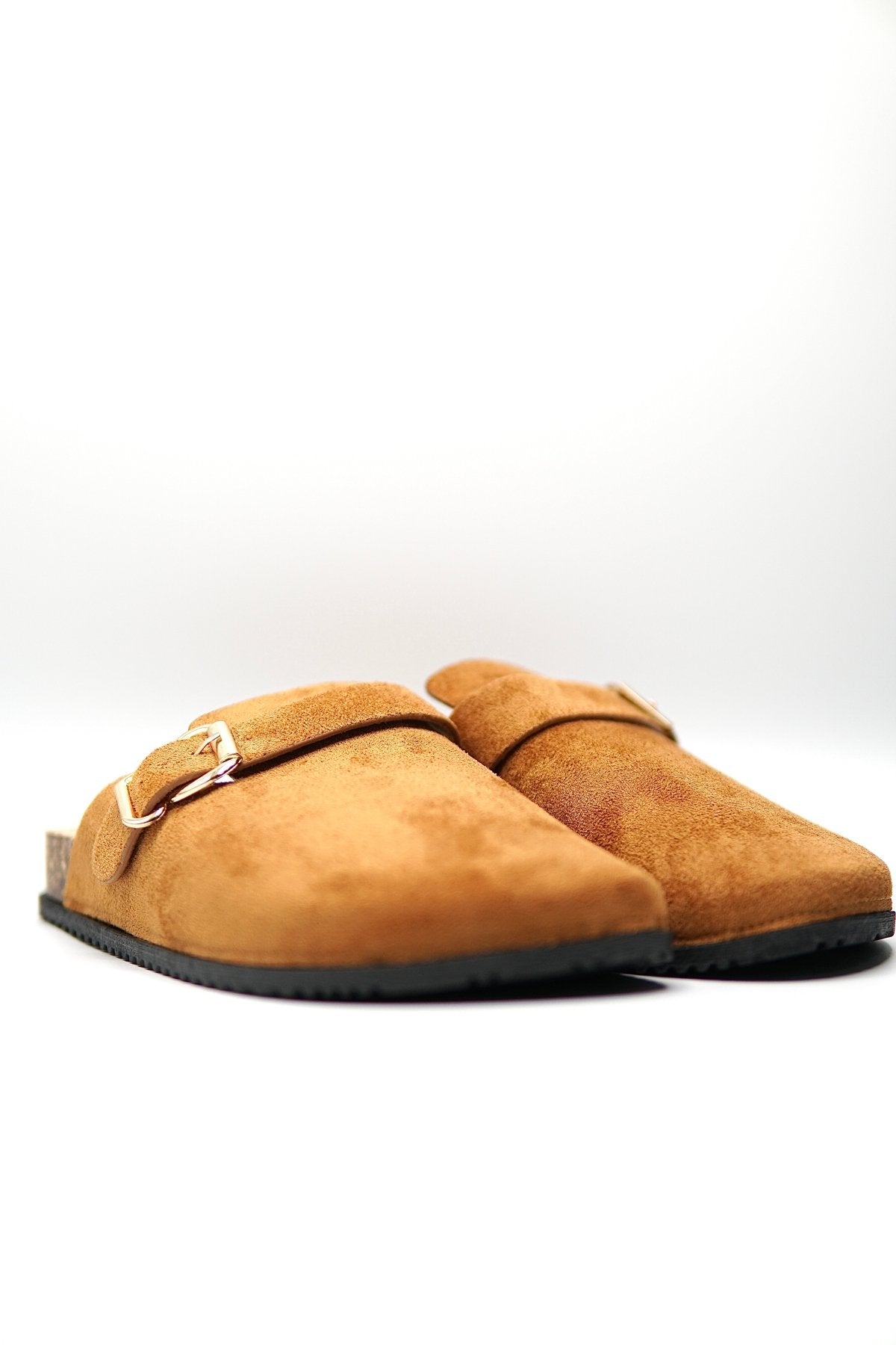 Zuecos Tan Gamuza 14859 Hebilla Casual de mujer Zoé Brand Costa Rica