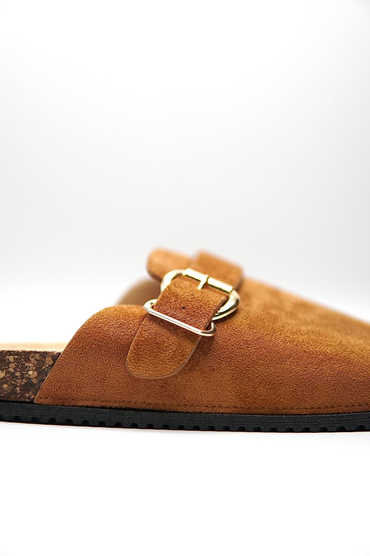 Zuecos Tan Gamuza 14859 Hebilla Casual de mujer Zoé Brand Costa Rica